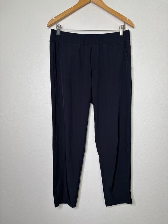 Quince Pants - Quince Performance Tech Ankle Pant in Navy Women's Size Medium Minimalist Chic